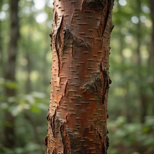 Note image Chinese red birch