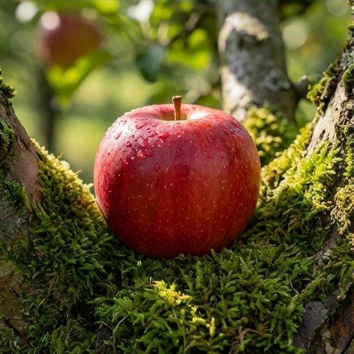 red apple