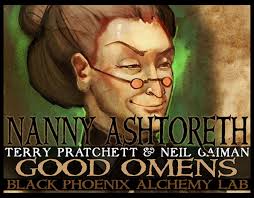 Black Phoenix Alchemy Lab Terry Pratchett & Neil Gaiman Good Omens - Nanny Ashtoreth