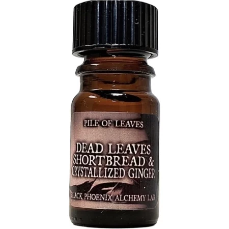 Fotografía del frasco Black Phoenix Alchemy Lab Dead Leaves, Shortbread & Crystallized Ginger