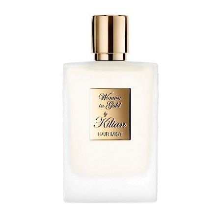 Woman In Gold Hair Mist