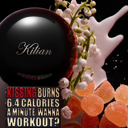 Bottle photo By Kilian Kissing Burns 6.4 Calories A Minute. Wanna Workout?