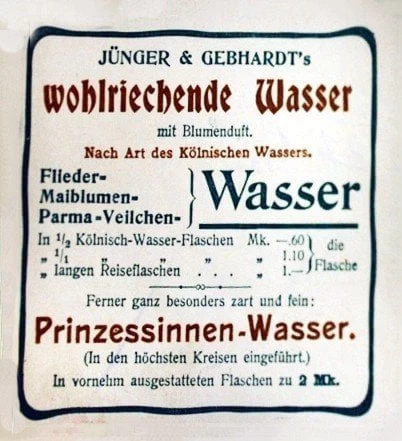 Junger & Gebhardt / Patrizier Haus Koln Prinzessinnen-Wasser