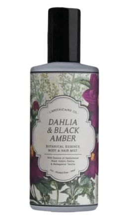 L'Apothicaire Co. Dahlia Black Amber Body & Hair Mist