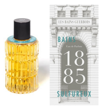 Bottle photo Les Bains Guerbois 1885 Bains Sulfureux
