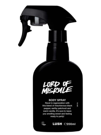 Fotografía del frasco  Lush