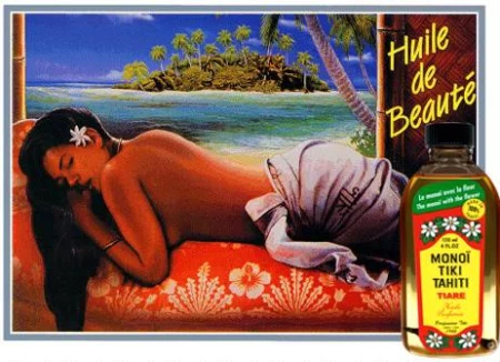 香水瓶照片  Monoi Tiare Tahiti / Tiki Tahiti