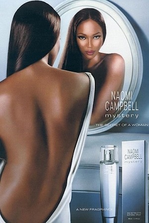 Bottle photo Naomi Campbell Mystery