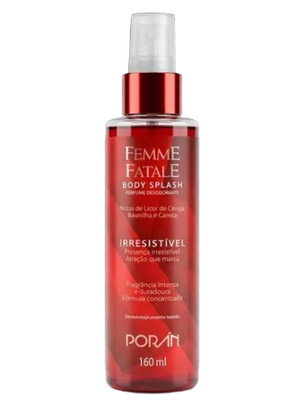 Bottle photo Porán Cosméticos Femme Fatale Irresistível