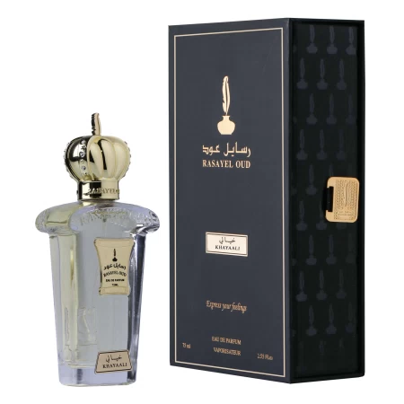 Fotografía del frasco  Rasayel Oud / رسايل عود