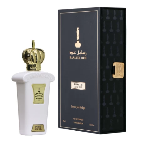 Fotografía del frasco  Rasayel Oud / رسايل عود