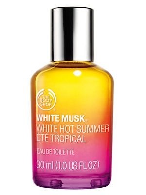 Foto des Flakons The Body Shop White Musk White Hot Summer