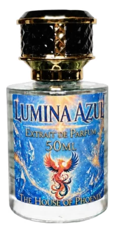 香水瓶照片 The House of Phoenix Perfume Collection Lumina Azul