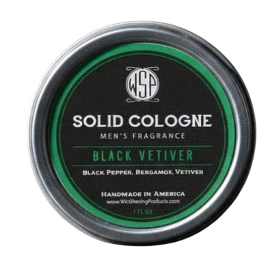 Wet Shaving Products Signature Scent - Black Vetiver Solid Cologne