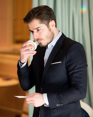 Photo of perfumer  Vincent Ricord
